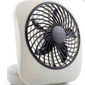 Treva 5 Inch Battery Powered Fan Portable Desk Fan